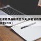 【河北省疫情最新消息今天,河北省疫情最新数据消息2021】